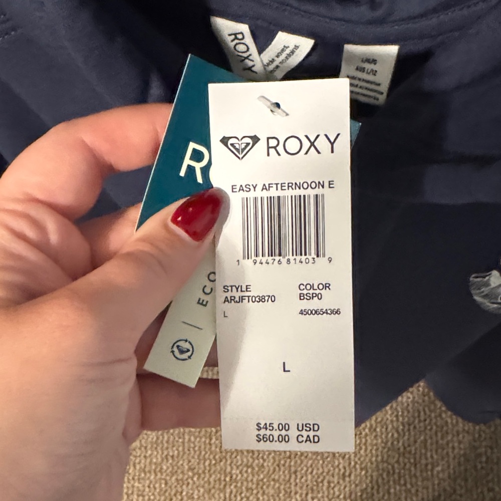 Roxy Easy Afternoon Cropped Hoodie - Picture 4 of 4